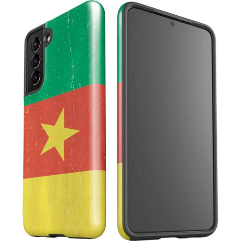 Cameroon Flag Distressed Galaxy S21 5G Pro Case